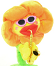Портативная Bluetooth колонка UKC Orange Dancing Flower G26