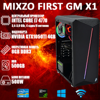 Игровой ПК MiXzo First Gm X1 i7 4770 + GTX 1050TI 4GB + Игры!